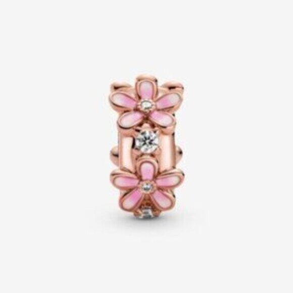 ✅Pandora pink daisy clip-on charm - Picture 3 of 4